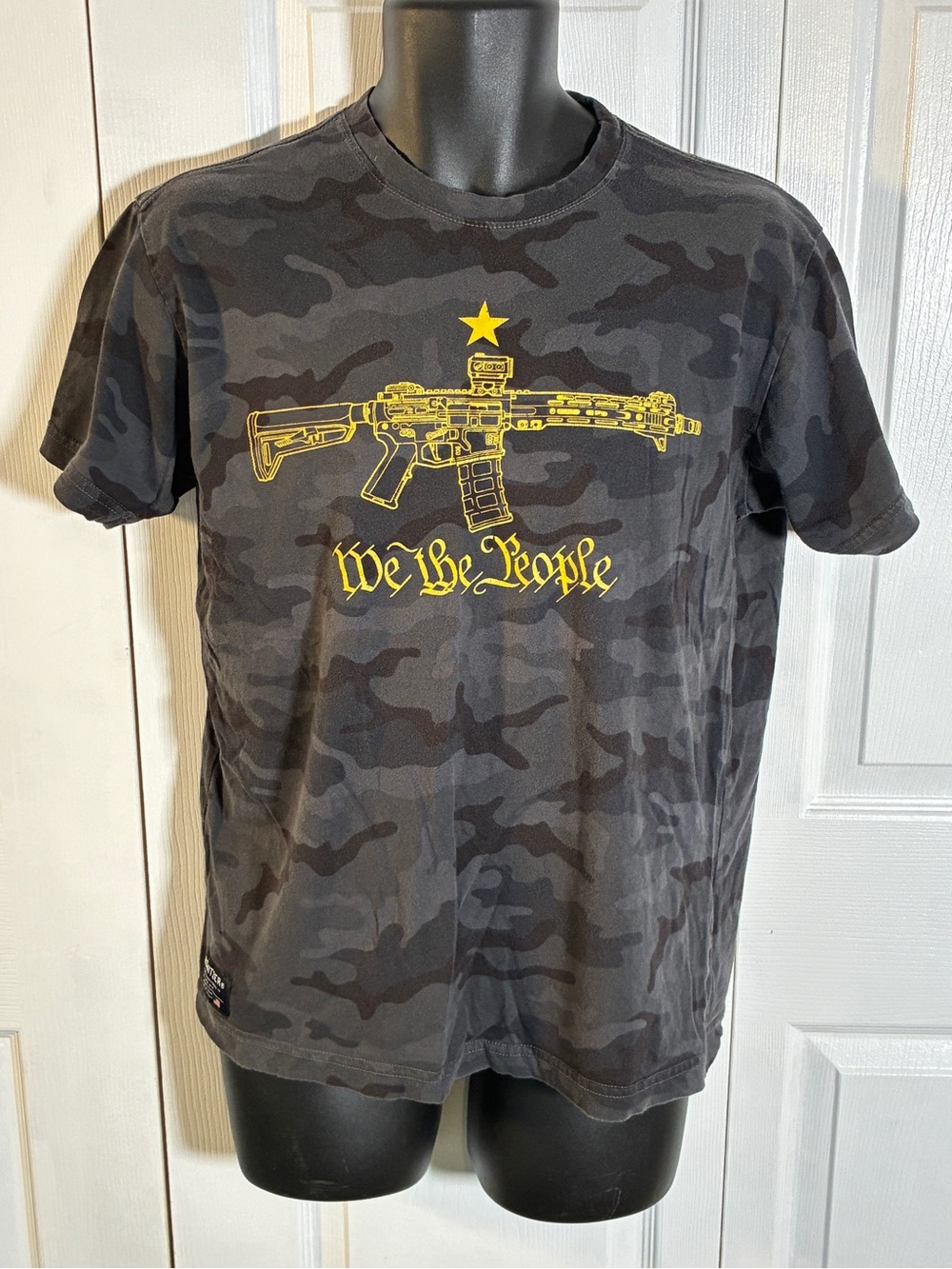 Howitzer We The People Camo Graphic Tee Black Size L
